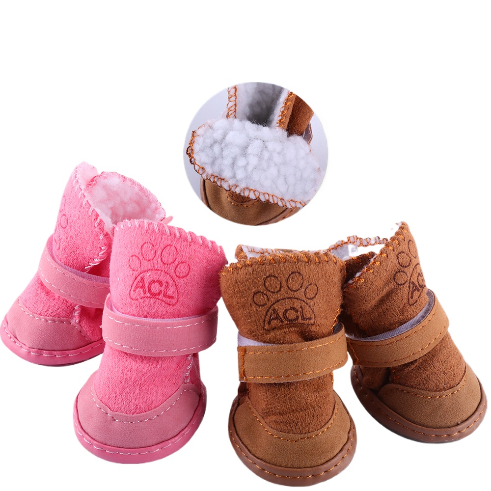 4Pcs/set Warm Pet Dog Shoes  S - Sneaker Protector review and price