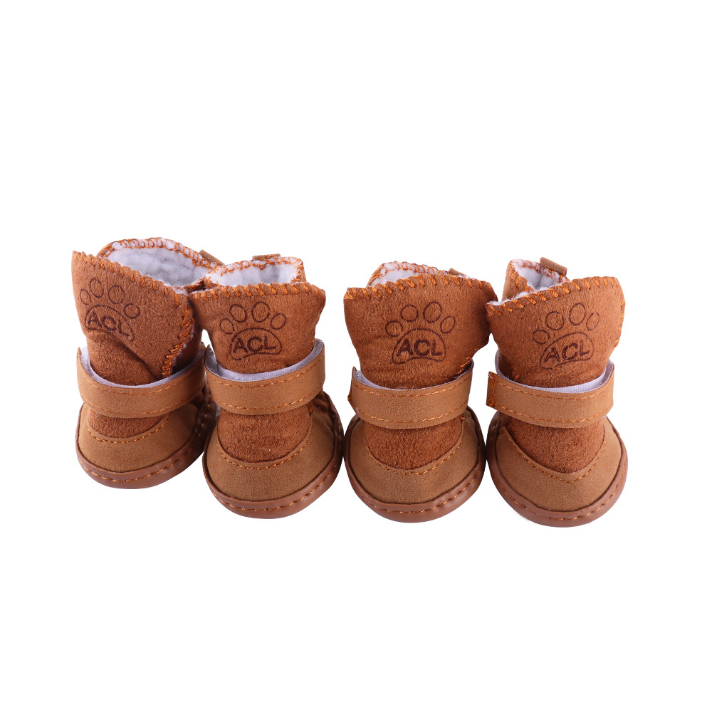 4Pcs/set Warm Pet Dog Shoes  S - Sneaker Protector review and price