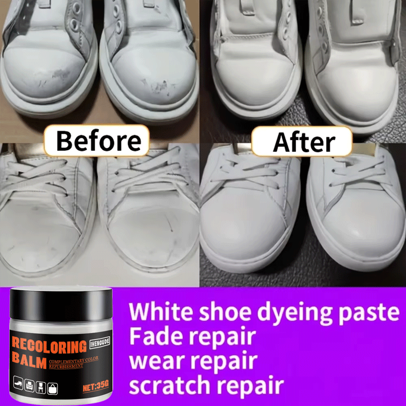 Leather Shoe White Recolor Pas - Sneaker Cleaner review and price