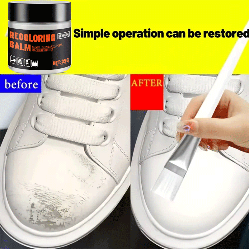 Leather Shoe White Recolor Pas - Sneaker Cleaner review and price