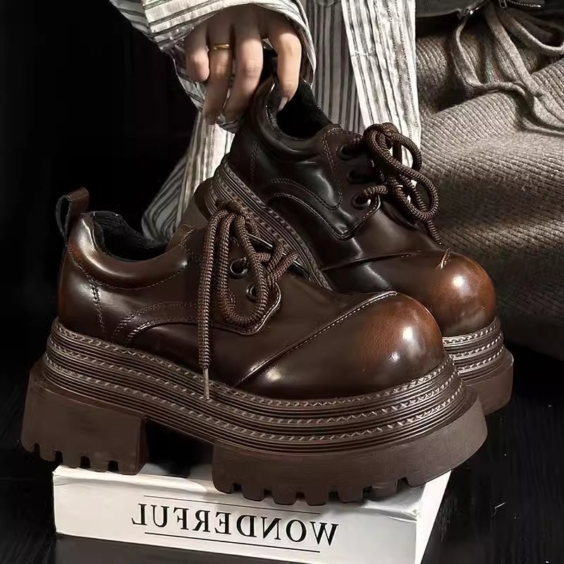 Retro British style loafers fo - Leather Shoe Polish review and price